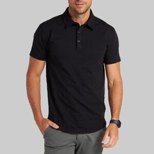 Drop-Cut: LUX Polo - Black / M